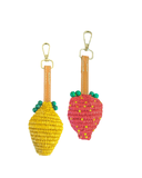 Raffia Fruit Set Bag Charm - Bettina H. Designs