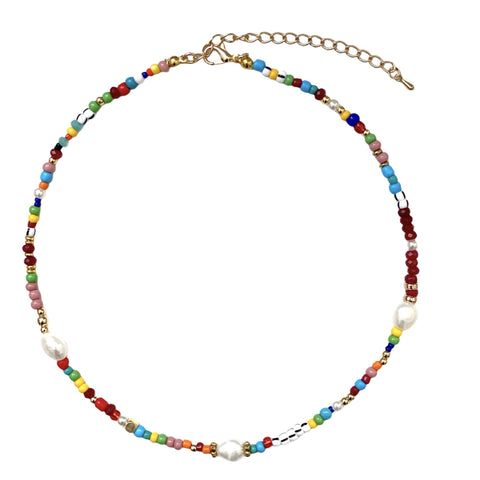 Rita Beaded Necklace - Bettina H. Designs