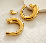 Sardine Mini Hoops - Bettina H. Designs