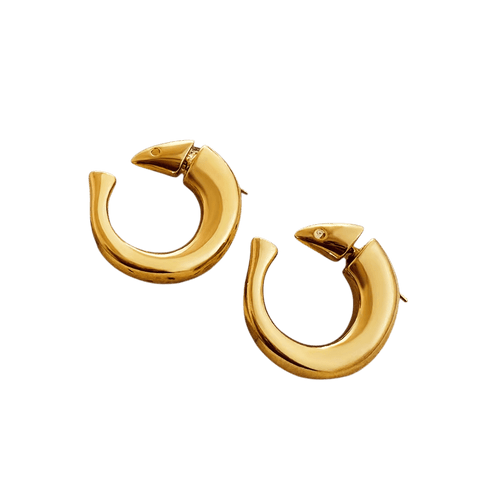 Sardine Mini Hoops - Bettina H. Designs