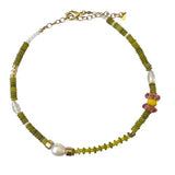 Saucers and Pearl Necklace - Bettina H. Designs