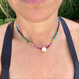 Stephanie Ombré Pearl Necklace - Bettina H. Designs