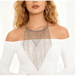 Tellulah Fringe Necklace - Bettina H. Designs