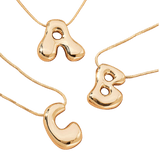 The Bubble Letter Necklace - Bettina H. Designs