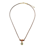 The Delicate Turquoise Cord Necklace - Bettina H. Designs