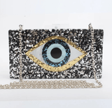 The Evil Eye Acrylic Clutch - Bettina H. Designs