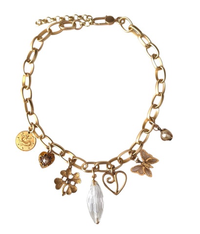 The Gilded Statement Necklace - Bettina H. Designs