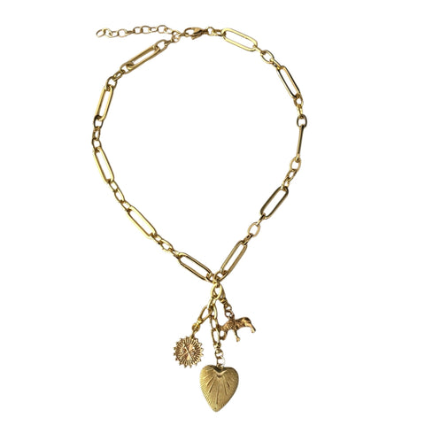 The Golden Trio Convertible Necklace - Bettina H. Designs