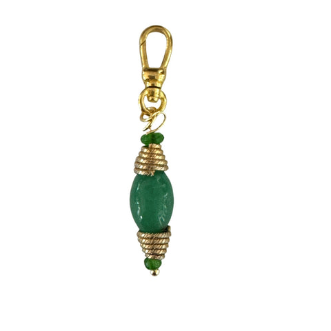 Vintage Glass Bead Pendant - Bettina H. Designs