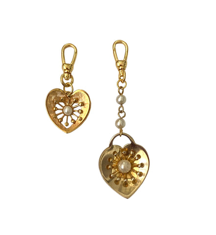 Vintage Heart with Pearl Sunburst Charm - Bettina H. Designs