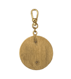 Vintage Key on Etched Gold Pendant - Bettina H. Designs