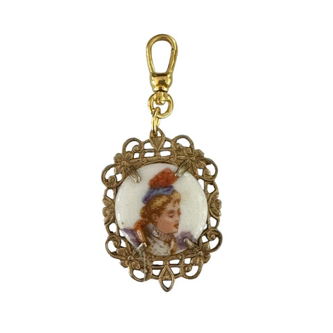Vintage Limoge Painted Lady - Bettina H. Designs