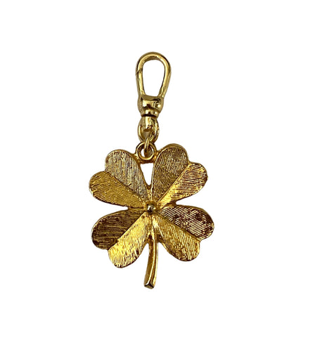 Vintage Lucky Charm Cloverleaf Pendant - Bettina H. Designs