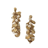 Vintage Pearl and Seashell Earrings - Bettina H. Designs