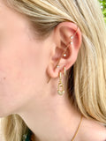 5 CZ Pin/Hook Earring - Bettina's Collection
