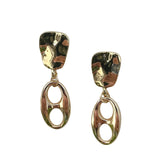 Gold Mariner Earrings - Bettina H. Designs