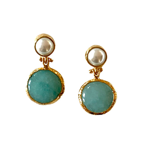 Fuat Pearl Earrings - Bettina H. Designs