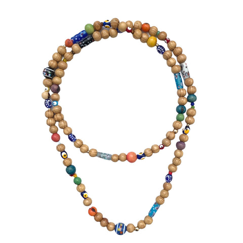 Tahitian Mixed Bead Necklace - Bettina H. Designs