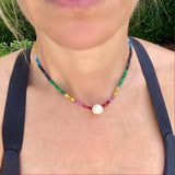 Stephanie Ombré Pearl Necklace - Bettina's Collection