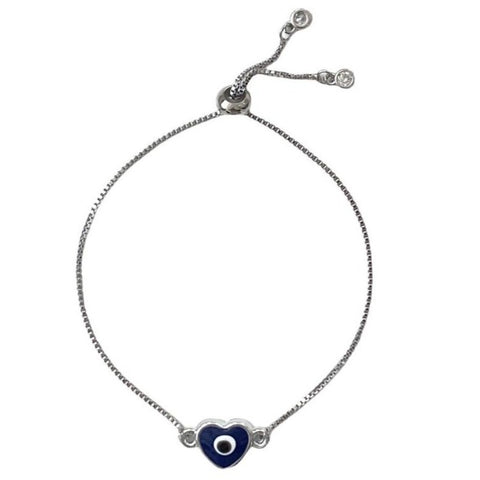 Love and Protection Silver Bracelet - Bettina's Collection