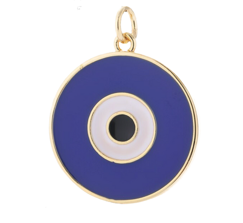 The Big Blue Evil Eye Charm - Bettina H. Designs
