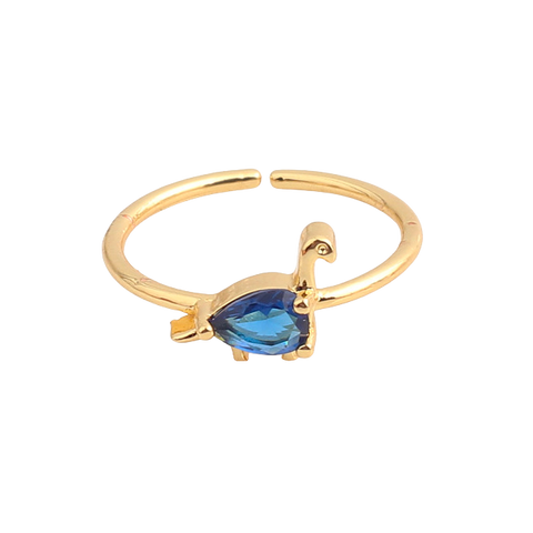 Blue Dino Ring - Bettina H. Designs