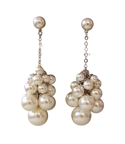Sosi Pearl Cluster Earrings - Bettina's Collection