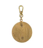 Vintage Key on Etched Gold Pendant - Bettina H. Designs