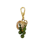 Vintage Jade Cluster of Grapes Charm - Bettina H. Designs