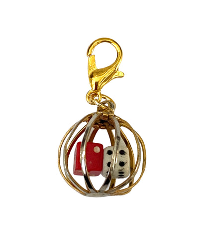 Vintage Caged Diced Charm - Bettina H. Designs