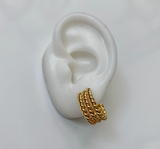Small Triple Hoops in Gold or Silver - Bettina H. Designs