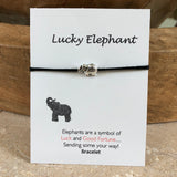 Lucky Elephant Bracelet in Silver or Gold - Bettina's Collection